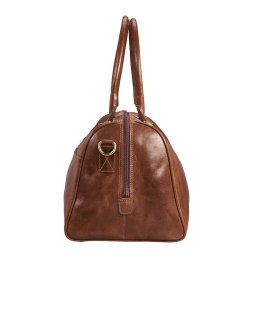 LEATHER LINE TRAVELBAG - ONE SIZE (COGNAC)