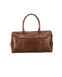 LEATHER LINE TRAVELBAG - ONE SIZE (COGNAC)