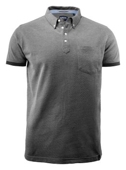 LARKFORD POLO - 3XL (BLACK MELANGE)