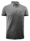 LARKFORD POLO - L (BLACK MELANGE)