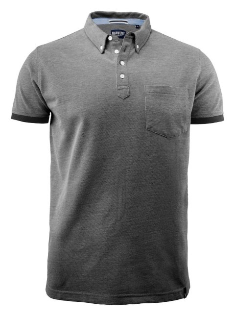 LARKFORD POLO - XXL (BLACK MELANGE)