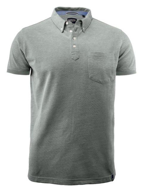 LARKFORD POLO - L (GREY MELANGE)