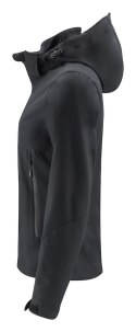 LODGETOWN WOMAN SOFTSHELL - L (BLACK)