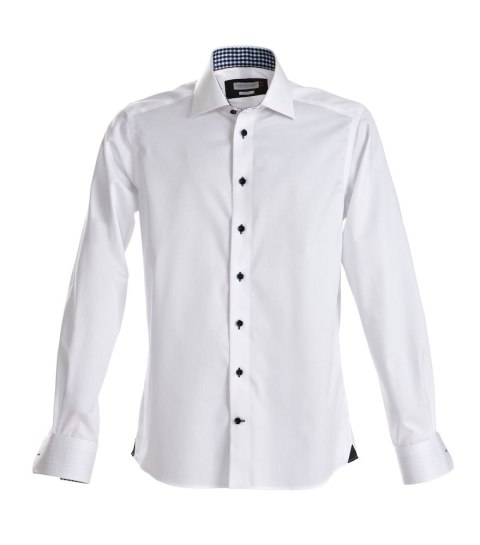 KOSZULA "RED BOW" 20 SLIM FIT - XL (WHITE/NAVY) KOSZULA "RED BOW" 20 SLIM FIT - XL (WHITE/NAVY)