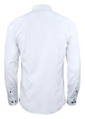 KOSZULA "RED BOW" 20 SLIM FIT - XXL (WHITE/NAVY)