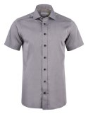 KOSZULA "YELLOW BOW" 50 S/S REGULAR FIT - 3XL (GREY/BLACK)