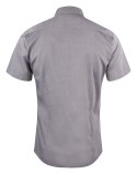 KOSZULA "YELLOW BOW" 50 S/S REGULAR FIT - 3XL (GREY/BLACK)