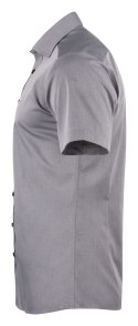 KOSZULA "YELLOW BOW" 50 S/S REGULAR FIT - 3XL (GREY/BLACK)