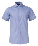 KOSZULA "YELLOW BOW" 50 S/S SLIM FIT - XXL (SKY BLUE)