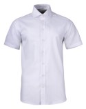 KOSZULA "YELLOW BOW" 50 S/S SLIM FIT - XXL (WHITE)