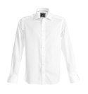 KOSZULA "BLACK BOW" 60 SLIM FIT - L (WHITE)