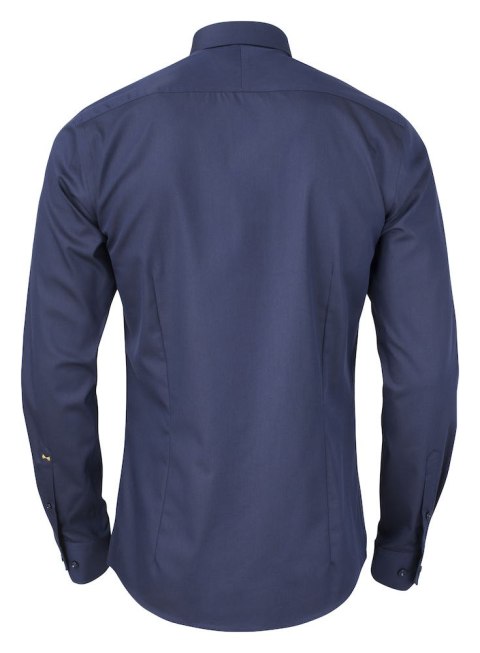 KOSZULA "YELLOW BOW" 50 REGULAR FIT - 5XL (NAVY)