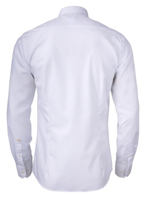 KOSZULA "YELLOW BOW" 50 REGULAR FIT - 5XL (WHITE)