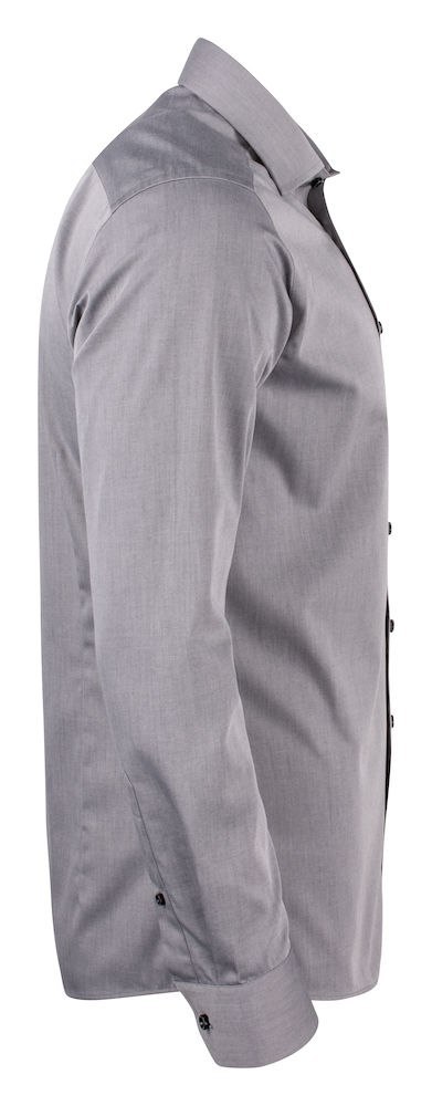 KOSZULA "YELLOW BOW" 50 SLIM FIT - XL (GREY/BLACK) KOSZULA "YELLOW BOW" 50 SLIM FIT - XL (GREY/BLACK)