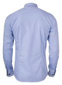 KOSZULA "YELLOW BOW" 51 SLIM FIT - XL (SKY BLUE / NAVY)