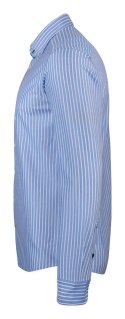KOSZULA "INDIGO BOW" 34 SLIM FIT - XS (SOLID DENIM)