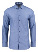 KOSZULA "PURPLE BOW" 144 SLIM FIT - XL (BLUE STRIPE/DOT)