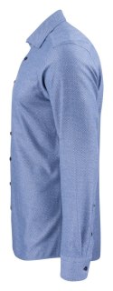 KOSZULA "PURPLE BOW" 144 SLIM FIT - S (BLUE STRIPE/DOT)