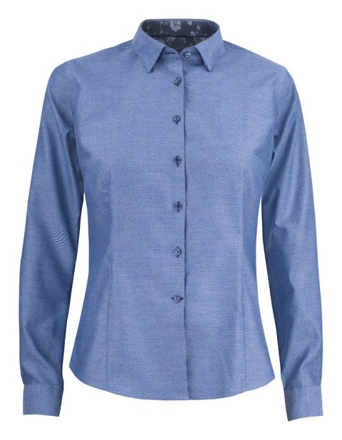 KOSZULA "PURPLE BOW" 144 WOMAN - 4XL (BLUE STRIPE/DOT) KOSZULA "PURPLE BOW" 144 WOMAN - 4XL (BLUE STRIPE/DOT)
