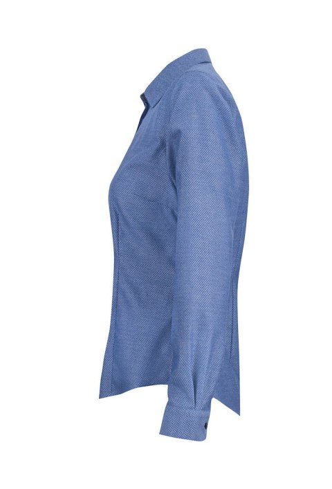 KOSZULA "PURPLE BOW" 144 WOMAN - 4XL (BLUE STRIPE/DOT) KOSZULA "PURPLE BOW" 144 WOMAN - 4XL (BLUE STRIPE/DOT)
