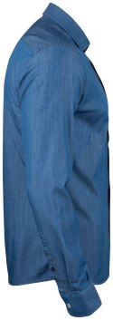 KOSZULA "INDIGO BOW" 130 SLIM FIT - XS (SOLID DENIM)