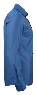 KOSZULA "PURPLE BOW" 142 SLIM FIT - M (BLUE STRIPE/DOT)