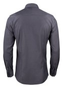 KOSZULA "PURPLE BOW" 142 SLIM FIT - M (GREY)