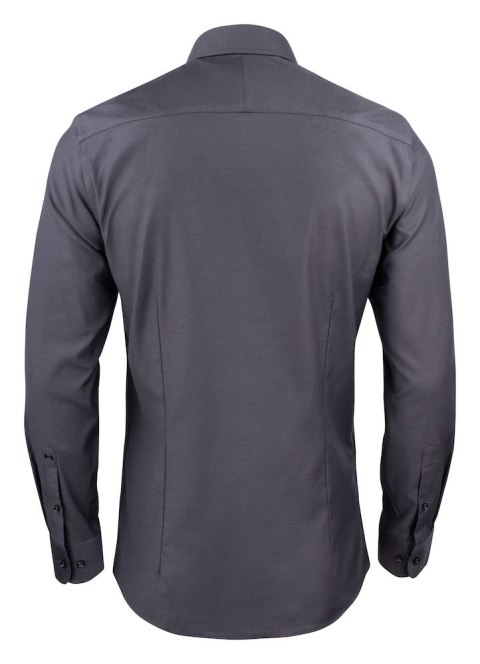 KOSZULA "PURPLE BOW" 142 SLIM FIT - M (GREY) KOSZULA "PURPLE BOW" 142 SLIM FIT - M (GREY)