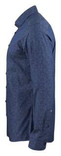 KOSZULA "PURPLE BOW" 143 REGULAR FIT - 3XL (MIDBLUE)