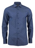 KOSZULA "PURPLE BOW" 143 SLIM FIT - M (MIDBLUE)