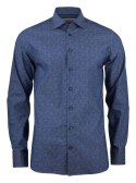 KOSZULA "PURPLE BOW" 143 SLIM FIT - XS (MIDBLUE)