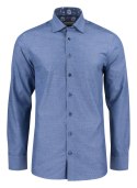 KOSZULA "PURPLE BOW" 144 REGULAR FIT - S (BLUE STRIPE/DOT)
