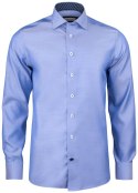 KOSZULA "RED BOW" 122 SLIM FIT - XS (SKYBLUE/NAVY )
