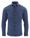 KOSZULA "INDIGO BOW" 131 SLIM FIT - XL (BLUE PRINT)