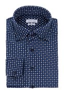 KOSZULA "INDIGO BOW" 131 SLIM FIT - XL (BLUE PRINT)