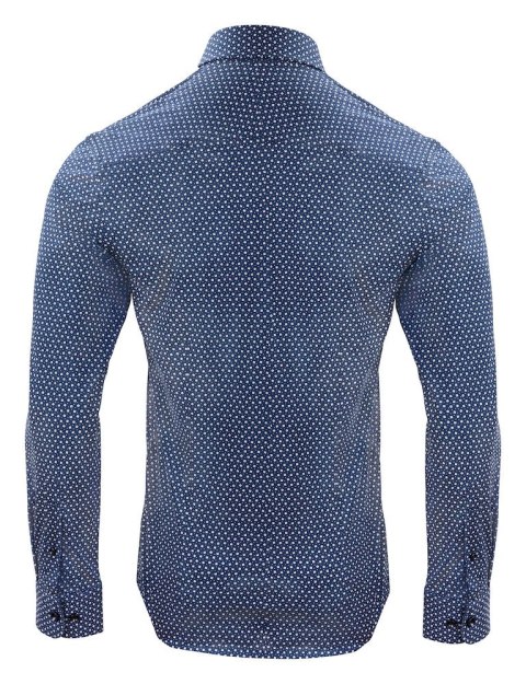 KOSZULA "INDIGO BOW" 131 SLIM FIT - M ( NAVY PRINT) KOSZULA "INDIGO BOW" 131 SLIM FIT - M ( NAVY PRINT)