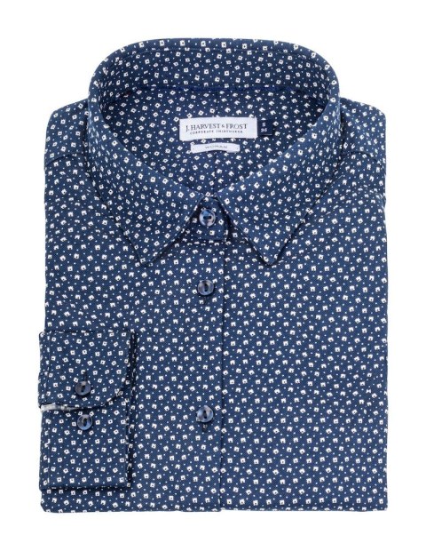 KOSZULA "INDIGO BOW" 131 WOMAN - XS ( NAVY PRINT) KOSZULA "INDIGO BOW" 131 WOMAN - XS ( NAVY PRINT)