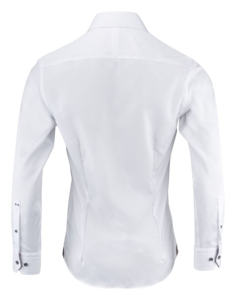 KOSZULA "PURPLE BOW" 146 REGULAR FIT - 3XL (WHITE/NAVY)