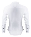 KOSZULA "PURPLE BOW" 146 WOMAN - XS (WHITE/NAVY)