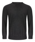 MERINO U-NECK - 3XL (DARK GREY MELANGE)