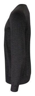 MERINO U-NECK - 3XL (DARK GREY MELANGE)