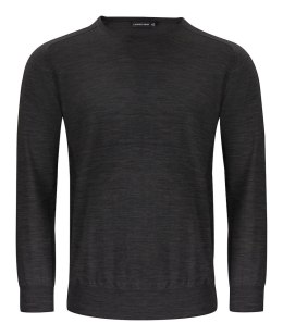 MERINO U-NECK - 4XL (DARK GREY MELANGE)