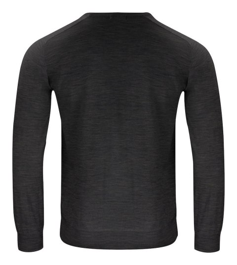 MERINO U-NECK - 4XL (DARK GREY MELANGE) MERINO U-NECK - 4XL (DARK GREY MELANGE)