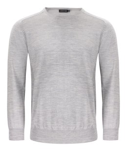 MERINO U-NECK - 4XL (LIGHT GREY MELANGE)