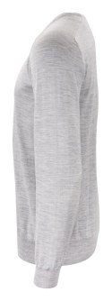 MERINO U-NECK - 4XL (LIGHT GREY MELANGE)