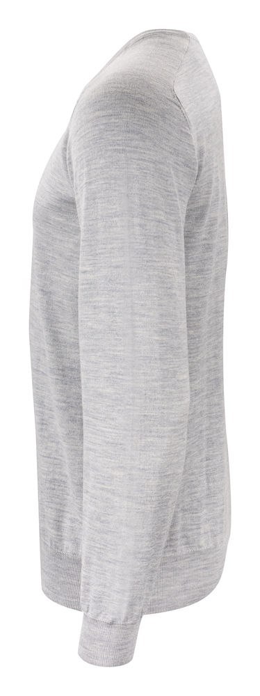 MERINO U-NECK - 4XL (LIGHT GREY MELANGE) MERINO U-NECK - 4XL (LIGHT GREY MELANGE)