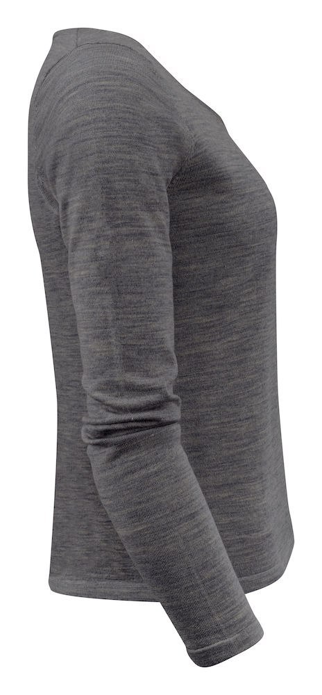 MERINO U WOMAN - 3XL (DARK GREY MELANGE) MERINO U WOMAN - 3XL (DARK GREY MELANGE)