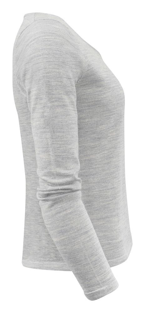 MERINO U WOMAN - 3XL (LIGHT GREY MELANGE) MERINO U WOMAN - 3XL (LIGHT GREY MELANGE)