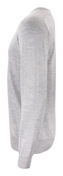 MERINO V-NECK - 3XL (LIGHT GREY MELANGE)