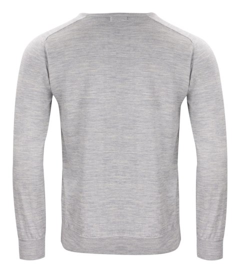MERINO V-NECK - 3XL (LIGHT GREY MELANGE) MERINO V-NECK - 3XL (LIGHT GREY MELANGE)